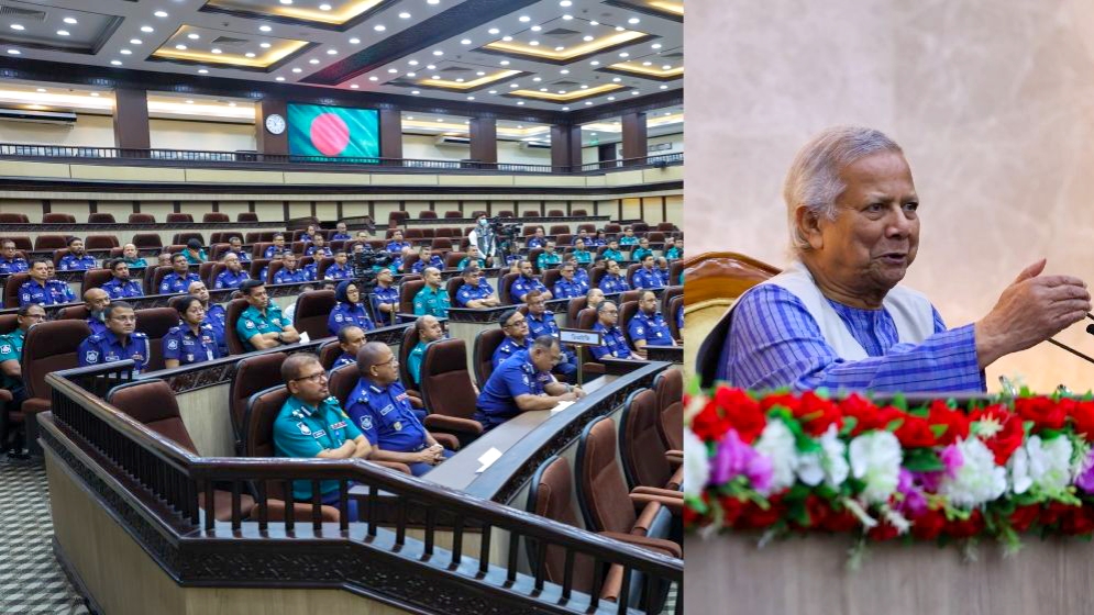 আইনশৃঙ্খলা পরিস্থিতি নিয়ে প্রধান উপদেষ্টার পুলিশের ১২৭ কর্মকর্তার সঙ্গে জরুরি বৈঠক