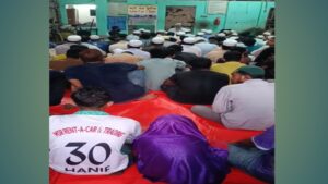 চৌধুরীপাড়ায় শতাধিক যুবকের মাঝে শায়খ হাফীজুদ্দীনের বয়ান