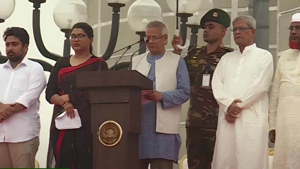জুলাই ঘোষণাপত্র, ড. মুহাম্মদ ইউনূস, ৩৬ জুলাই, ৫ আগস্ট ২০২৫, গণঅভ্যুত্থান ২০২৪, অন্তর্বর্তী সরকার, রাষ্ট্র সংস্কার, মানবাধিকার, শেখ হাসিনা, নতুন সংবিধান, শহীদ স্বীকৃতি, সাংবিধানিক সংস্কা