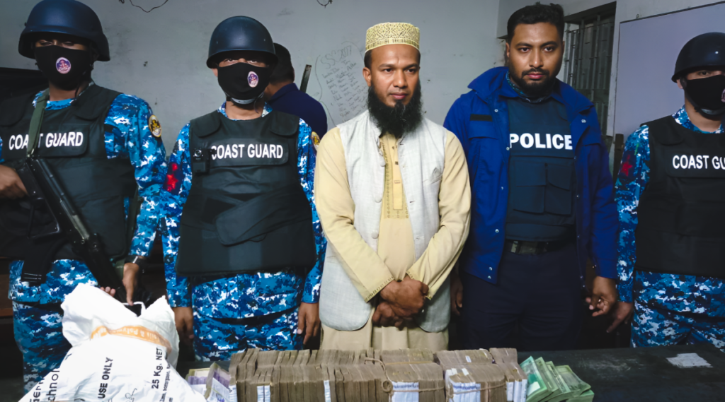 পটুয়াখালী, কলাপাড়া, অর্ধকোটি টাকা, কোস্টগার্ড, বিএনপি, স্বেচ্ছাসেবক দল, নির্বাচন, কাজল মৃধা