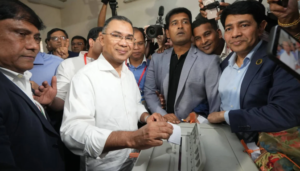 তারেক রহমান, বিএনপি, ত্রয়োদশ সংসদ নির্বাচন, আইনশৃঙ্খলা পরিস্থিতি, ভোটগ্রহণ, জাতীয় নির্বাচন ২০২৫, বিএনপি প্রতিশ্রুতি, গণতন্ত্র বাংলাদেশ