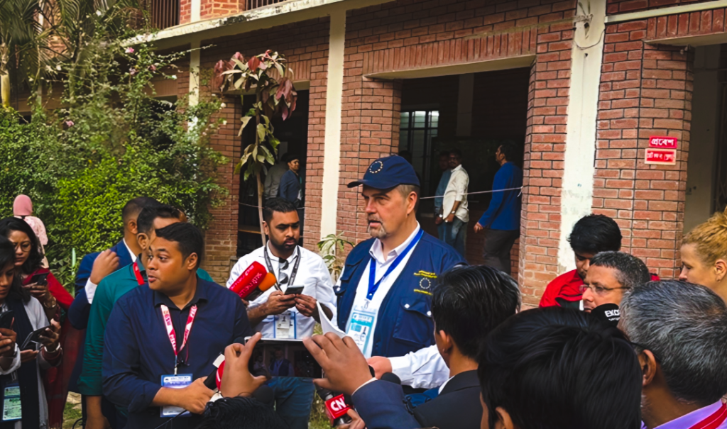 বাংলাদেশ নির্বাচন, ইইউ পর্যবেক্ষক দল, ইভার্স ইজাবস, জাতীয় নির্বাচন ২০২৫, ভোটগ্রহণ, নির্বাচন পর্যবেক্ষণ, গণতন্ত্রশ বাংলাদেশ, ইউরোপীয় ইউনিয়নশ