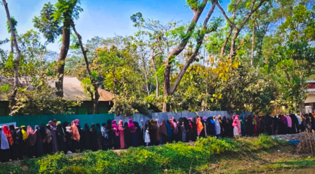 ত্রয়োদশ সংসদ নির্বাচন, গণভোট, শান্তিপূর্ণ ভোট, বাংলাদেশ ভোট, ভোটার উপস্থিতি
